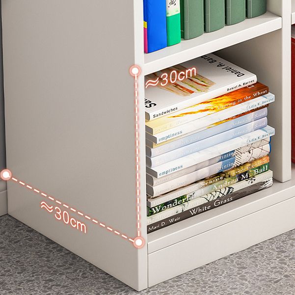 Bibliothèque de l'étagère à dos fermé Scandinave Bidress pour le bureau