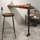 Industrial Style Wood Top Counter Table 42-inch Height Table for Dining Room Clearhalo 'Bar Furniture' 'Bar Tables' 'bar_tables' 'furn' 'furn_bar_tables' 'Furniture' 'furniture_bar_tables' 'Kitchen & Dining Furniture' 1200x1200_a31778f2-c864-49c8-8a4c-f18404029996