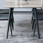 Simplicity Style Furniture Rectangle Stone Dining Room Table for Dining Room Clearhalo 'Dining Tables & Seating' 'Dining Tables' 'dining_table' 'furn' 'furn_dining_table' 'Furniture' 'Kitchen & Dining Furniture' 1200x1200_a319e0a4-7a14-46e4-be18-20ccc1e1cf9c