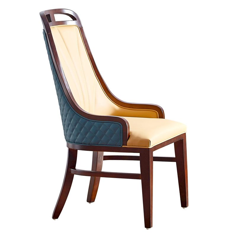 Traditional Upholstered Dining Room Chair Solid Wood Dining Accent Chair Clearhalo 'Dining Chairs' 'Dining Tables & Seating' 'dining_chair' 'furn' 'furn_dining_chair' 'Furniture' 'Kitchen & Dining Furniture' 1200x1200_a319f824-aa07-4934-848b-ce4be20f2607