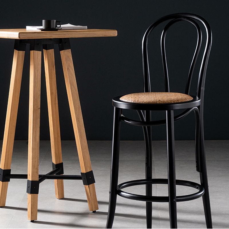 Modern Style Bar Stool Backrest Solid Wood Counter Stool for Bristol Clearhalo 'Bar Furniture' 'Bar Stools' 'bar_stools' 'furn' 'furn_bar_stools' 'Furniture' 'Kitchen & Dining Furniture' 1200x1200_a31a9c49-e070-4fec-97b6-f6b9b8af9ab1