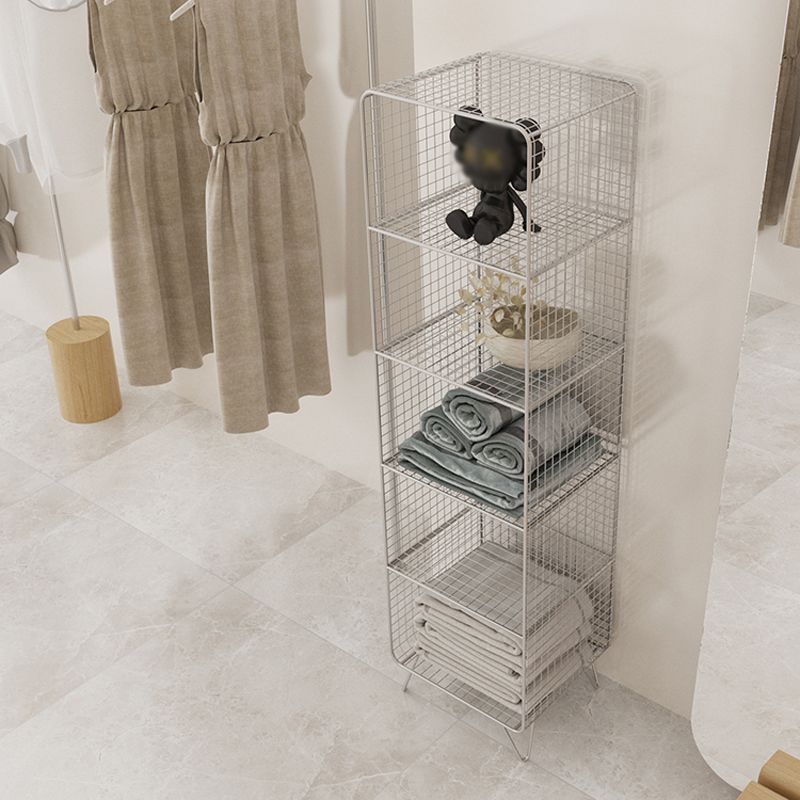 Glam Style Standard Bookshelf Metal Closed Back Shelf Bookcase for Home Use Clearhalo 'Bookcases' 'furn' 'furn_bookcases' 'Furniture' 'furniture_bookcases' 'Office Furniture' 1200x1200_a31c11bd-15e1-4e25-99ff-4b84384b3f23