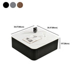 Square Square Block Base Design Slate Plate Table Plate with Drawer Coffee Table Clearhalo 'Coffee & Accent Tables' 'Coffee Tables' 'coffee_tables' 'furn' 'furn_coffee_tables' 'Furniture' 'Living Room Furniture' 1200x1200_a31c49a7-406c-46aa-a437-dc36267413fd