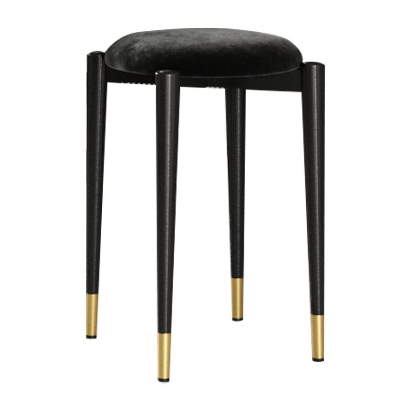 Modern Tear Resistant Pouf Circle Shape Dark Green Velvet Ottoman Clearhalo 'furn' 'furn_ottomans_poufs' 'Furniture' 'Living Room Furniture' 'Ottomans & Poufs' 'ottomans_poufs' 1200x1200_a31c4fd7-862c-486d-924c-7e12bb4036de