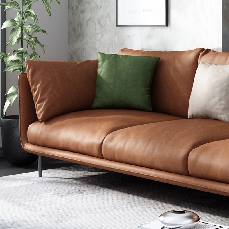 Modernism Standard Sofa 3/4-seat Tuxedo Arm Sofa for Living Room Clearhalo 'furn' 'furn_sofas' 'Furniture' 'furniture_sofas' 'kitchen' 'kitchen_sofas' 'Living Room Furniture' 'Sofa' 'sofas' 1200x1200_a31f9a52-0953-4896-b250-f72a1a425c02
