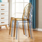 Contemporary Modern Acrylic Dining Room Side Chair Open Back Chair Clearhalo ' kitchen&dining_furn' 'Dining Chairs' 'Dining Tables & Seating' 'dining_chair' 'furn' 'furn_dining_chair' 'Furniture' 'furniture_dining_chair' 'Kitchen & Dining Furniture' 'kitchen' 1200x1200_a32643b7-da67-4ef6-804d-cbdaaf38a43c