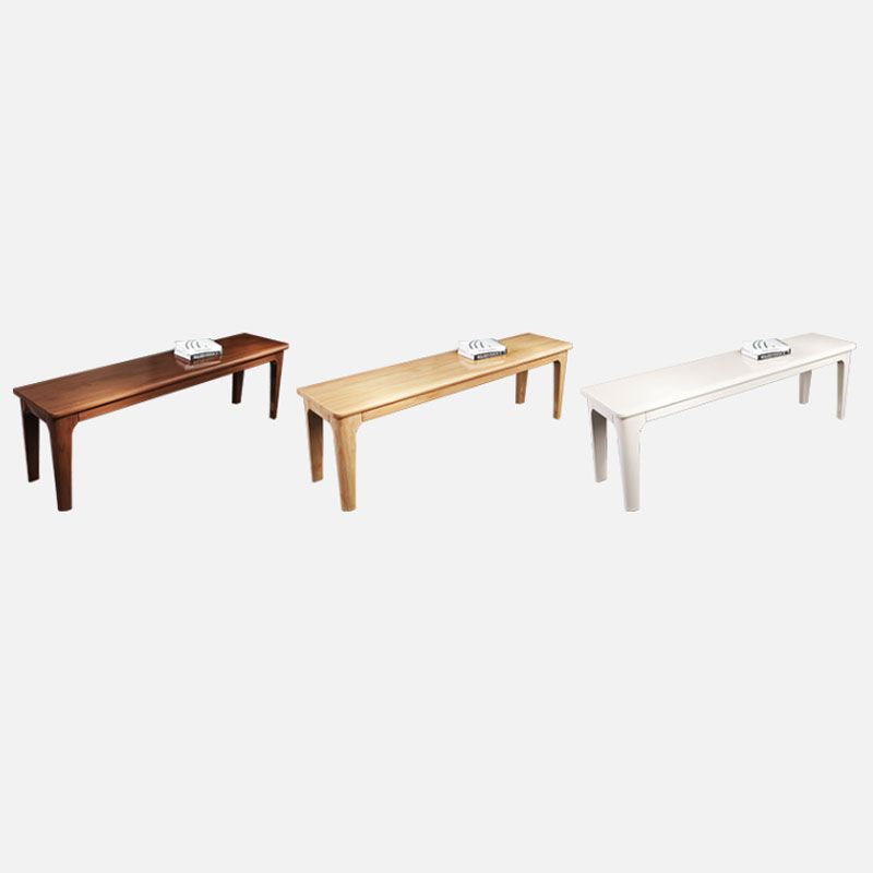 14-Inch Width Bedroom Bench Modern Style Solid Wood Seating Bench Clearhalo 'Benches' 'Chairs & Seating' 'furn' 'furn_benches' 'Furniture' 'Living Room Furniture' 1200x1200_a3276611-392c-45c6-93a6-b3c1a3af3157