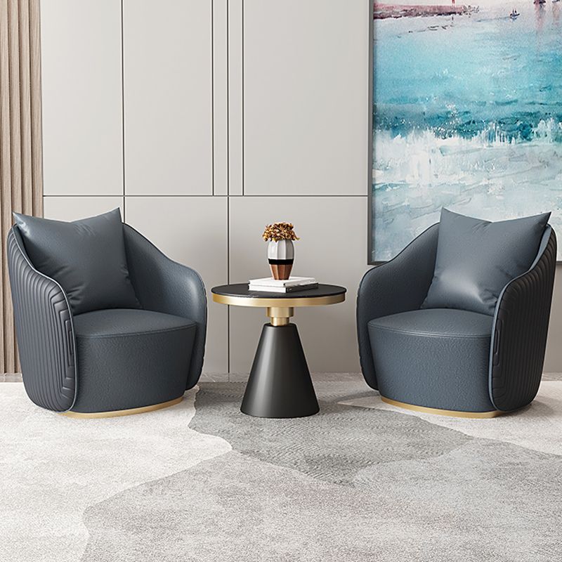 Contemporary Accent Armchair Modern Arms Included Barrel Accent Chair Clearhalo 'Accent Chairs' 'accent_chairs' 'Chairs & Seating' 'furn' 'furn_accent_chairs' 'Furniture' 'Living Room Furniture' 1200x1200_a327e952-c4fe-46b2-9a12-b45c75ce32e6