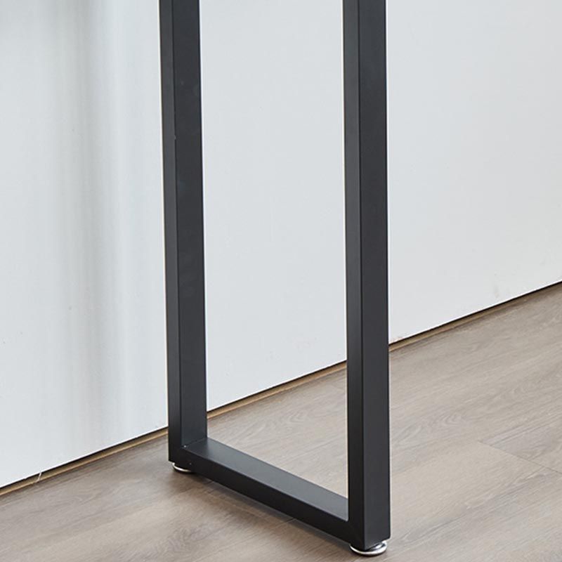 Pine Wood Top Bar Table Industrial Style Bar Table with Iron Sled Base