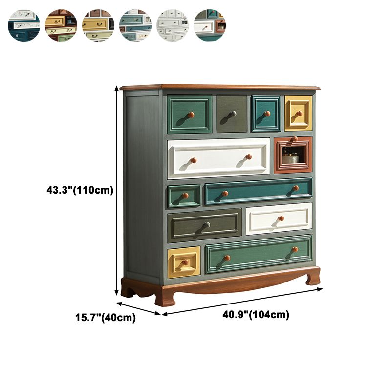 Bedroom Wooden Storage Chest Retro Storage Chest Dresser with Multi Drawers Clearhalo 'Bedroom Furniture' 'Dressers & Chests' 'dressers_chests' 'furn' 'furn_dressers_chests' 'Furniture' 1200x1200_a328e944-99b5-442c-be2c-230c1e5b3b39