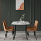 Modern Style Sintered Stone Dining Table 51.18'' Round Drop-Leaf Table with 4 Legs Clearhalo ' dining_table' 'Dining Tables & Seating' 'Dining Tables' 'furn' 'furn_dining_table' 'Furniture' 'furniture_dining_table' 'Kitchen & Dining Furniture' 'kitchen&dining_furn' 'kitchen' 'kitchen_dining_table' 1200x1200_a32a1e4d-6158-4fb5-9c2d-1198052b58fb