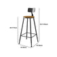 Modern Style 1/9 Pieces Bar Table Set Rectangle Pine Wood Counter Table for Cafe Clearhalo 'Bar Furniture' 'furn' 'furn_home_bar_bar_sets' 'Furniture' 'Home Bars & Bar Sets' 'home_bar_bar_sets' 'Kitchen & Dining Furniture' 1200x1200_a32bb383-e0d0-4eb5-b12a-e0c9e6691fbc