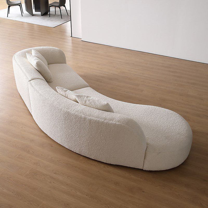Wasserfestes Sofa Holz gebogener Einbautenarm Sofa für Wohnzimmer