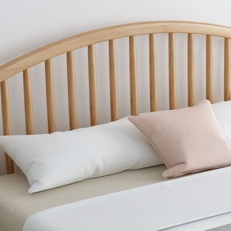 Letto scandinavo largo 84,65 pollici telaio in legno massiccio con testiera