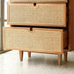 Modern de almacenamiento Chox Dresser Cofre de madera con cajones
