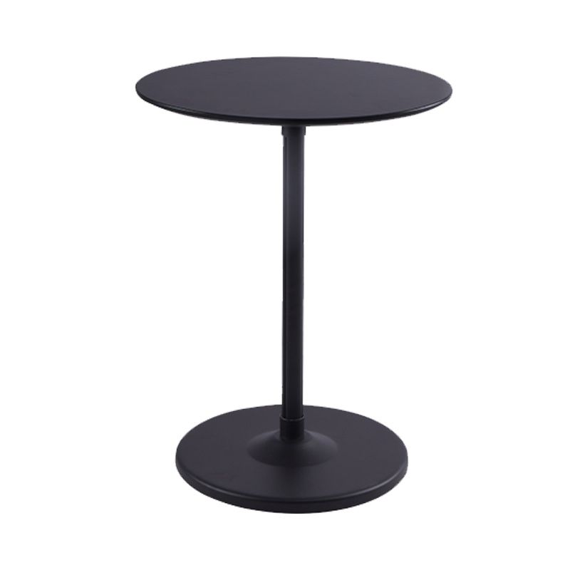 Tavolo da goccia di piedistallo contemporaneo tavolo laterale rotondo per soggiorno