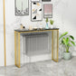 Modern Bar Dining Table Rectangle Bar Height Cocktail Table in Iron Base Clearhalo 'Bar Furniture' 'Bar Tables' 'bar_tables' 'furn' 'furn_bar_tables' 'Furniture' 'furniture_bar_tables' 'Kitchen & Dining Furniture' 1200x1200_a330a47d-35f6-44d4-9d3f-6d121f0aead7