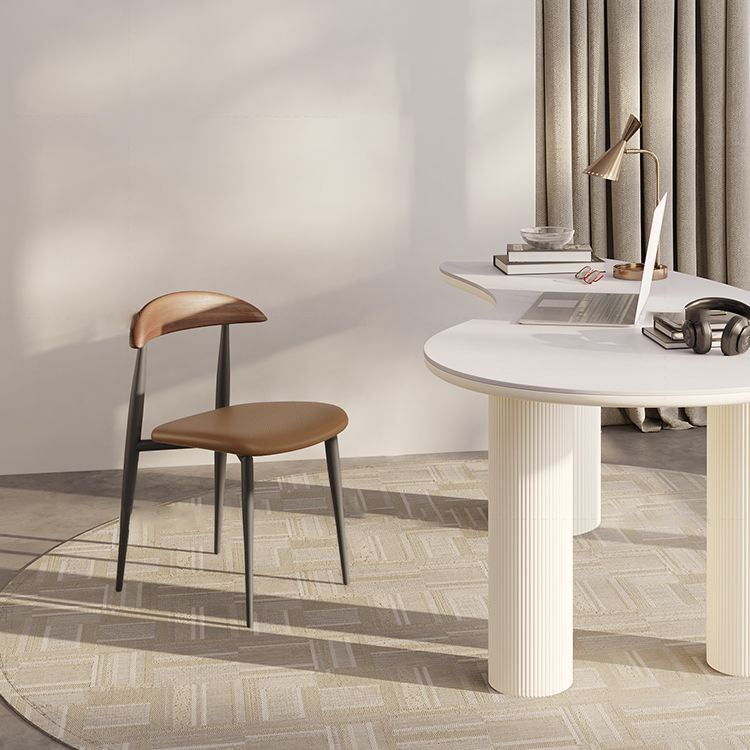 Mid-century Dining Chairs Wood Dining Open Back Dining Side Chair for Home Use Clearhalo ' kitchen&dining_furn' 'Dining Chairs' 'Dining Tables & Seating' 'dining_chair' 'Furniture' 'furniture_dining_chair' 'Kitchen & Dining Furniture' 'kitchen' 1200x1200_a333b6eb-d8c4-44fd-b18f-c7ed2e1e9550