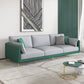 3-seater Contemporary 33.86"H Faux Leather Anti-water Square Arm Sofa Clearhalo 'furn' 'furn_sofas' 'Furniture' 'furniture_sofas' 'kitchen' 'kitchen_sofas' 'Living Room Furniture' 'Sofa' 'sofas' 1200x1200_a334a425-6373-4367-b54e-8d09a326e9d1