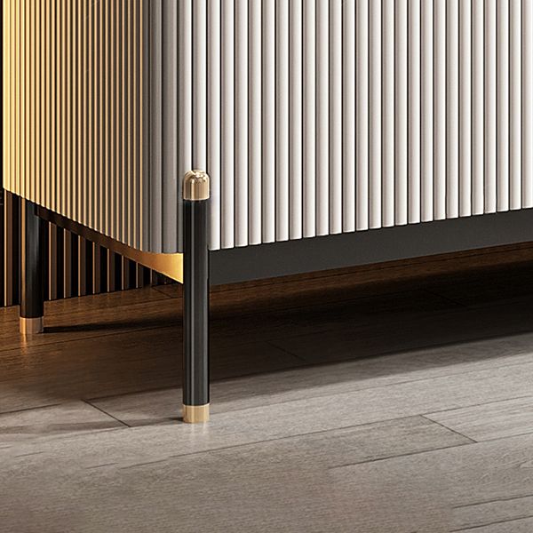 Strete sideboard di pietra server moderno e contemporaneo con armadi e cassetti