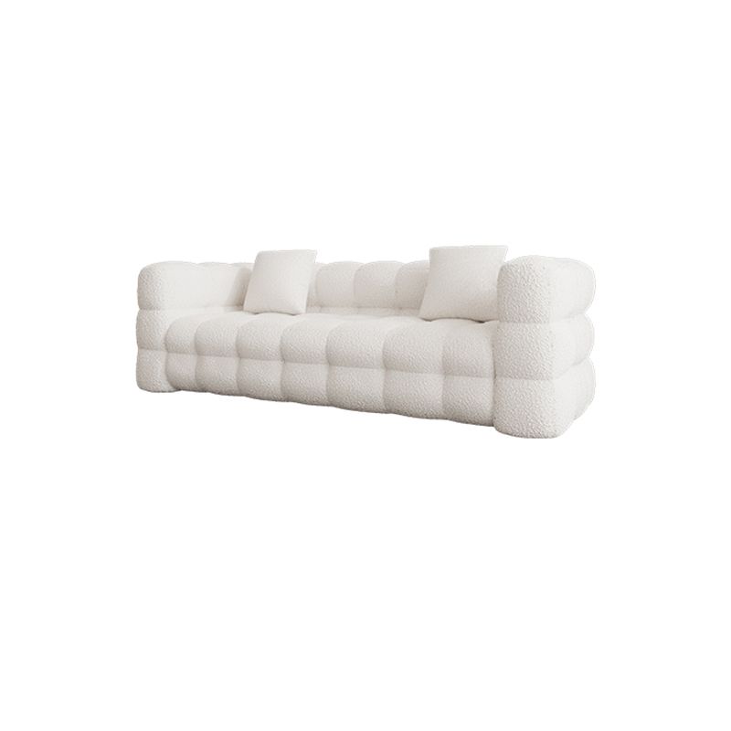 Divano braccio di smoking culo cucito posti a sedere moderni in bianco per l'appartamento