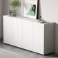 Sideboard in legno ingegnerizzato bianco Credenza moderni per soggiorno