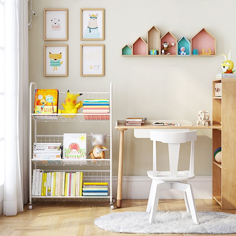 Modern Style Etagere Bookshelf Vertical Open Back Metal Bookcase for Home Clearhalo 'Bookcases' 'furn' 'furn_bookcases' 'Furniture' 'furniture_bookcases' 'Office Furniture' 1200x1200_a33bf56f-453b-4fbd-ac4c-b5d9894c172c