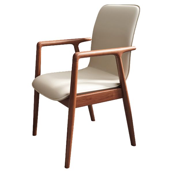 Modern Style Chair Dining Arm Chairs with Wooden Legs for Kitchen Clearhalo ' kitchen&dining_furn' 'Dining Chairs' 'Dining Tables & Seating' 'dining_chair' 'furn' 'furn_dining_chair' 'Furniture' 'furniture_dining_chair' 'Kitchen & Dining Furniture' 'kitchen' 1200x1200_a33d264d-a9ad-4deb-90fa-18b0b596942a