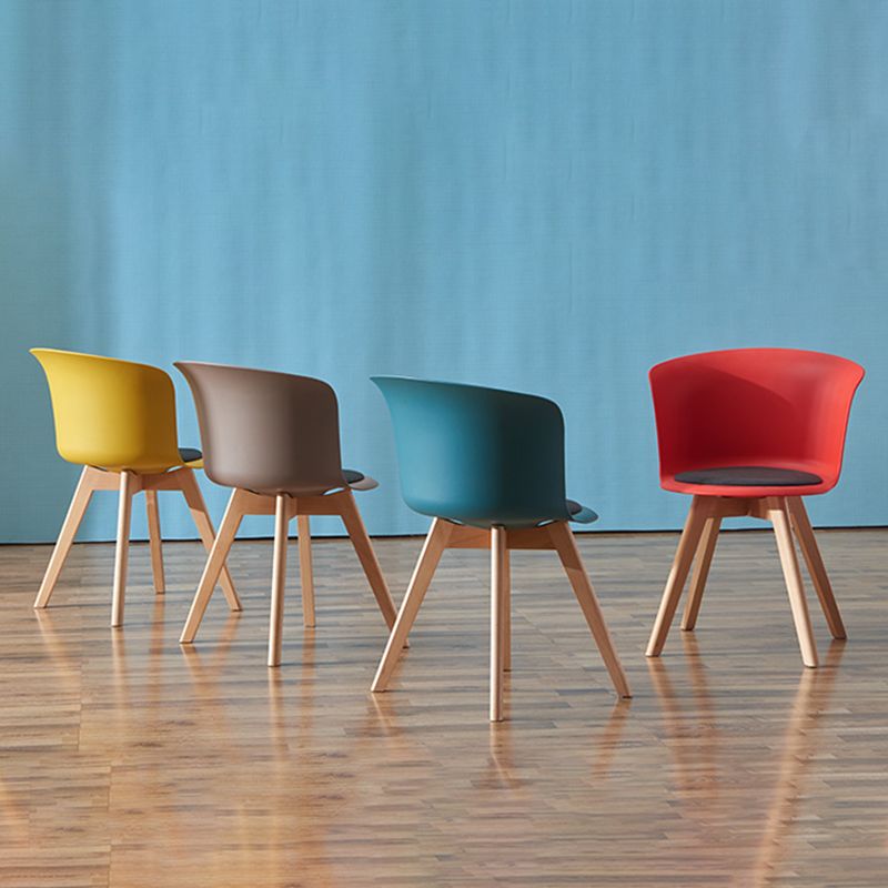 Contemporary Style Side Chair Oak Solid Wood Dining Side Chair Clearhalo 'Dining Chairs' 'Dining Tables & Seating' 'dining_chair' 'furn' 'furn_dining_chair' 'Furniture' 'furniture_dining_chair' 'Kitchen & Dining Furniture' 1200x1200_a33e5f55-15b0-40bb-b611-e03f4958c3de