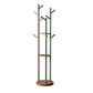 Modern Hall Tree Solid Wood Rubber Wood Rotatable Coat Hanger 70"