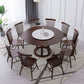 Modern Style Home Solid Wood Dining Table Round Shape Table with Single Pedestal Clearhalo ' dining_table' 'Dining Tables & Seating' 'Dining Tables' 'furn' 'furn_dining_table' 'Furniture' 'furniture_dining_table' 'Kitchen & Dining Furniture' 'kitchen&dining_furn' 'kitchen' 'kitchen_dining_table' 1200x1200_a34349e1-b266-4a23-b3bd-c61387838574