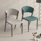 Faux lederen eetkamerstoelen Designer Style Open Back Armloze stoel