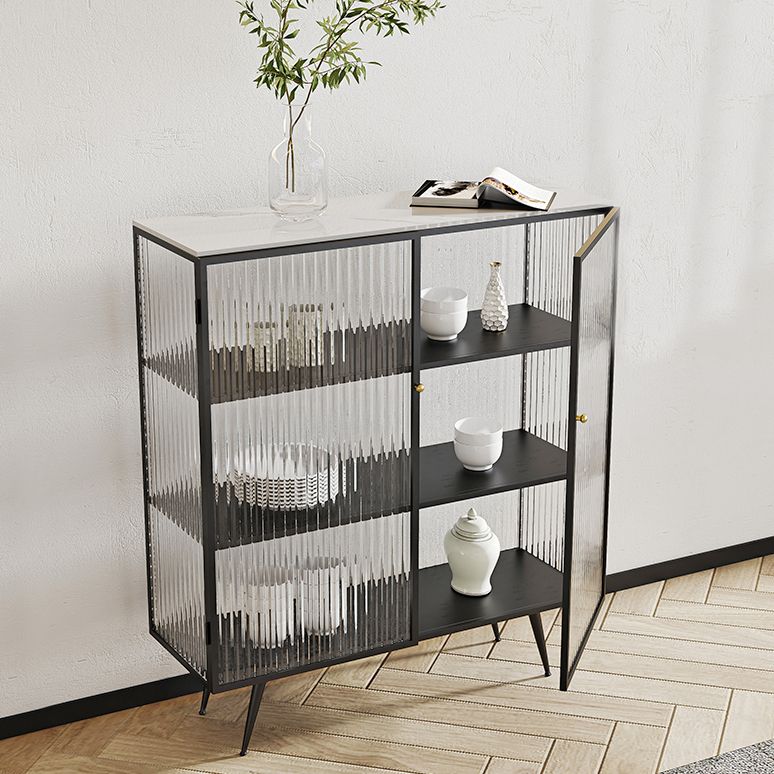 Server a 2 porte in stile Sinterizzazione in pietra sinterizzato per soggiorno per soggiorno