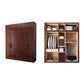 Contemporary Wardrobe Armoire Wood Wardrobe Closet with Doors and Drawers