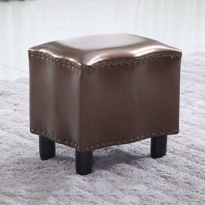 Modern Brown Standard Leather Pure Color Standard for Drawing Room Clearhalo 'furn' 'furn_ottomans_poufs' 'Furniture' 'Living Room Furniture' 'Ottomans & Poufs' 'ottomans_poufs' 1200x1200_a34a4094-7677-492b-b092-cc20e1b5c706