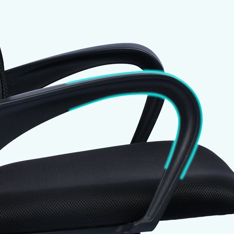 Zeitgenössischer Mid-Back-Bürostuhl fester Waffen Ergonomischer Stuhl