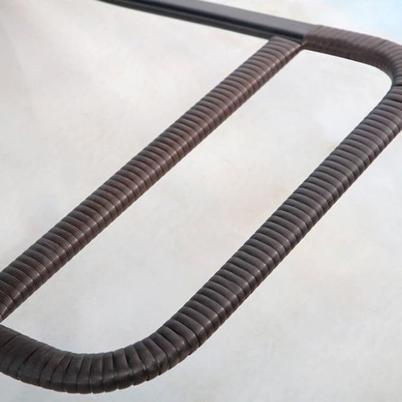 リビングルームと寝室のためのナチュラルラタンロッキングチェアバルコニーロッキングチェア