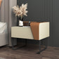 19 "Tall 1 - Diroir en bois Modem de nuit et table de chevet de table d'accent contemporain avec jambes