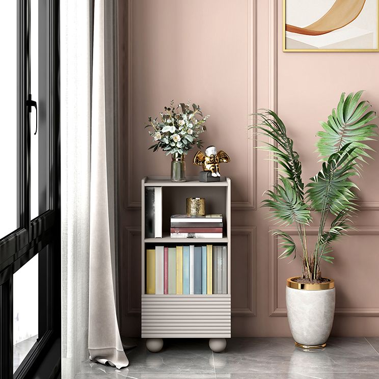 Standaard boekplank met lade verticale plank boekenkast voor kantoor