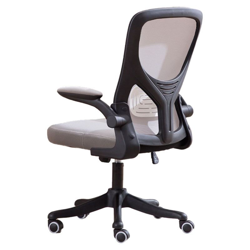 Modern Ergonomic Mesh Task Chair Adjustable Arms Lumbar Support Mid-back Office Chair Clearhalo 'furn' 'furn_office_chair' 'Furniture' 'furniture_office_chair' 'Office Chairs' 'Office Furniture' 'office_chair' 1200x1200_a358e240-6f15-48c0-af9f-e1546c95074a
