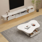 Contemporary White TV Console Wall Mounted Wood Media Console Clearhalo 'furn' 'furn_tv_stands_entertainment_centers' 'Furniture' 'Living Room Furniture' 'TV Stands & Entertainment Centers' 'TV Stands & Media Storage Furniture' 'tv_stands_entertainment_centers' 1200x1200_a35a3ad8-5de2-4e14-a56b-199cffac11f5