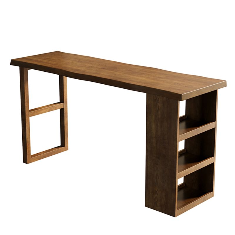 3 Pieces Counter Height Pub Set in Brown, Contemporary Solid Wood Clearhalo 'Bar Furniture' 'furn' 'furn_home_bar_bar_sets' 'Furniture' 'Home Bars & Bar Sets' 'home_bar_bar_sets' 'Kitchen & Dining Furniture' 1200x1200_a35b58ec-de9d-4e40-b2ba-88b250e192b4