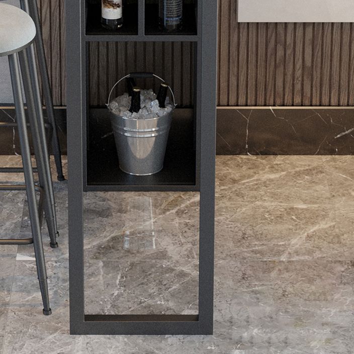 Contemporary Bar Table Bar Height Rectangle Pub Table for Home