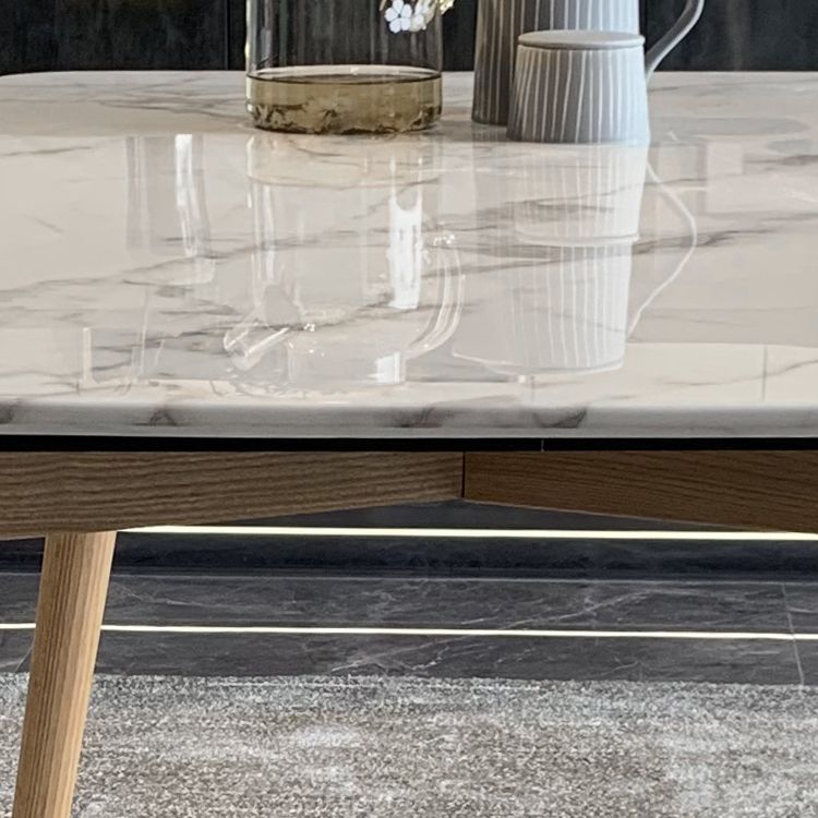 Stone Dining Site Table Simplicity Rectangle Dining Table with Wood 4 Legs Clearhalo ' dining_table' 'Dining Tables & Seating' 'Dining Tables' 'furn' 'furn_dining_table' 'Furniture' 'furniture_dining_table' 'Kitchen & Dining Furniture' 'kitchen&dining_furn' 'kitchen' 'kitchen_dining_table' 1200x1200_a35d2a93-d0c7-4082-8c79-b060c0fd47b6