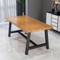 Industrial 1/4/7 Pieces Furniture Solid Wood Rectangle Dining Set in Brown