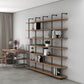 9.84"W Bookshelf Industrial Style Wall Mounted Bookcase for Home and Office