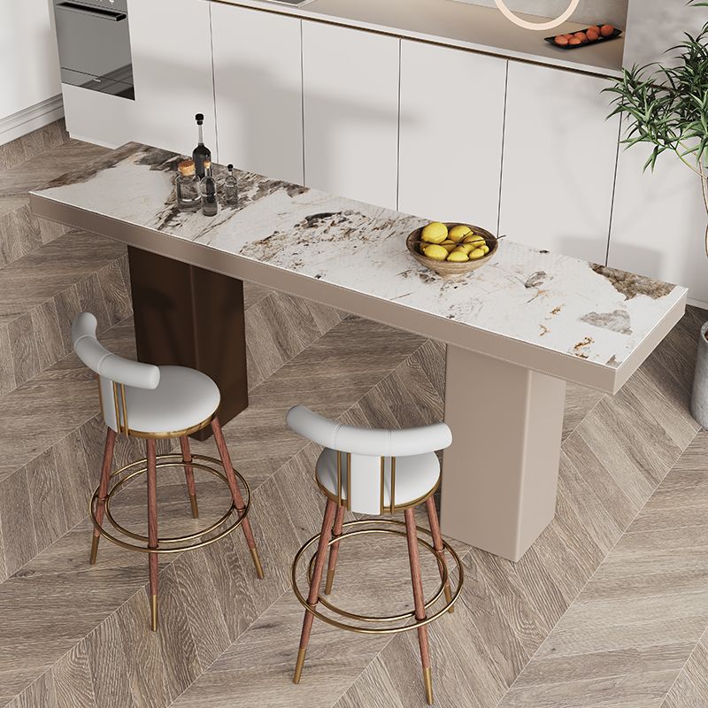 Tavolo da pranzo moderno bar rettangolo di pietra tavolo da bar per soggiorno