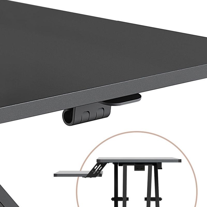 Convertitore per scrivania per uffici per tavolo per laptop moderno con vassoio da tastiera