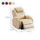 Mid-Century Modern Faux Leather Club Chair Recliner Massage Home Theater Recliner Clearhalo 'Chairs & Seating' 'furn' 'furn_recliners' 'Furniture' 'Living Room Furniture' 'Recliners' 1200x1200_a361e25b-8f82-476f-b262-e160cb457f5b