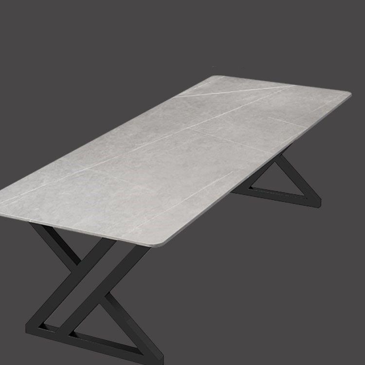 Sintered Stone Curved Meeting Table Home Office Modern Writing Desk Clearhalo 'furn' 'furn_office_desk' 'Furniture' 'furniture_office_desk' 'Office Desks' 'Office Furniture' 'office_desk' 1200x1200_a361fc85-1852-4ca2-a73f-2c8435b3e4d5